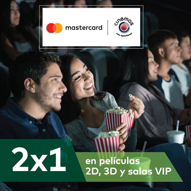 Foto de 2x1 en película 2D, 3D, salas VIP en Cinemas